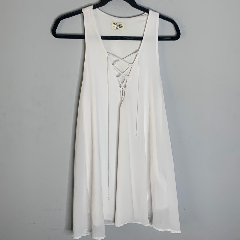 Show Me Your Mumu Rancho Mirage Lace Up Tunic s